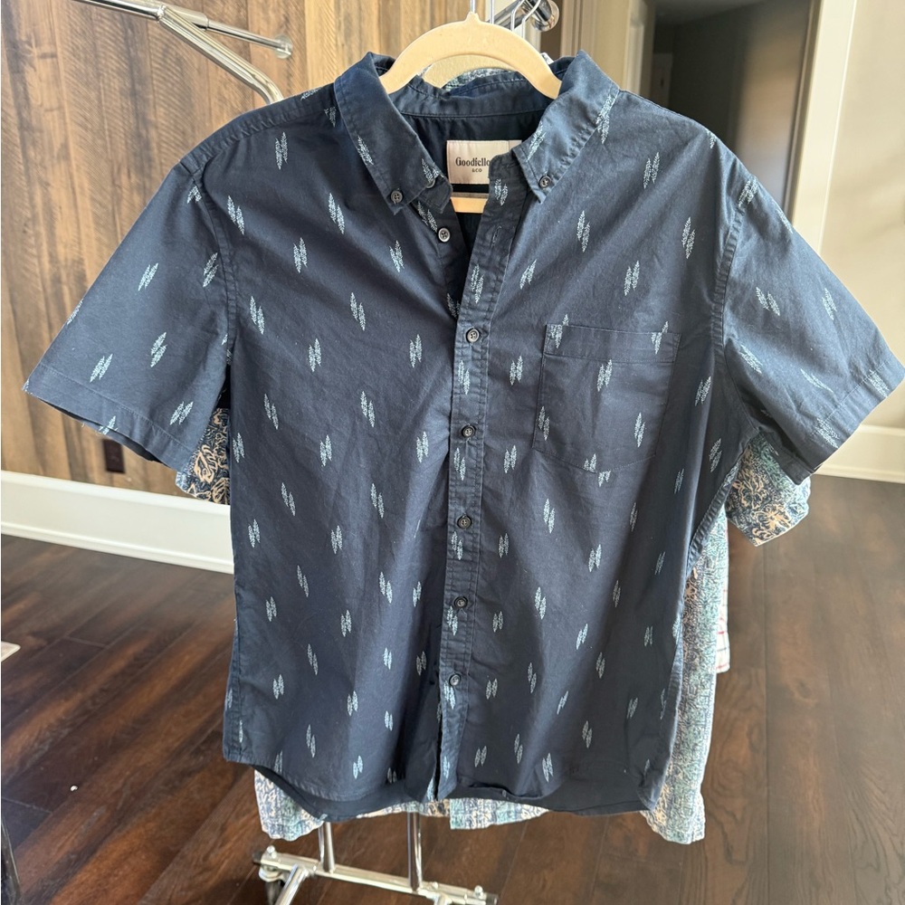 Goodfellow & Co Blue Casual Button Down Shirt